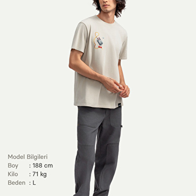KAFT X FENDER X ZUHAL Vintage Room - Bone - Tasarım T-Shirt - Unisex